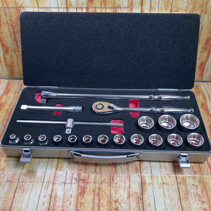 京都機械工具(KTC) ソケットレンチセット TB415W 差込角:12.7mm 19点【川崎店】