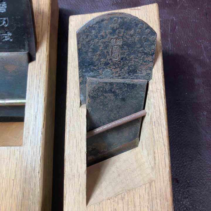 【中古品】 鉋(かんな) 福寿・貴光・永壽・古佐吉・是行・河怡(かわよし)・國明(組子鉋) 7個セット 【東大和店】