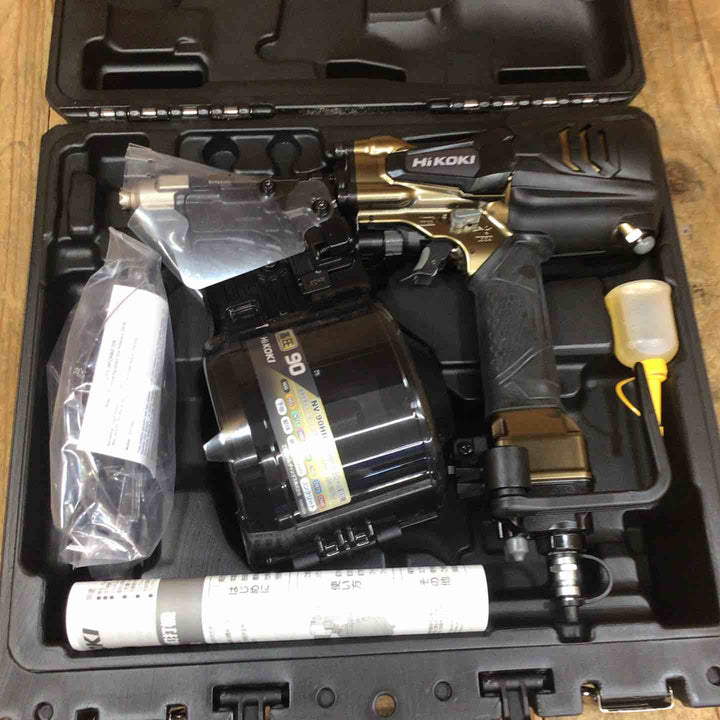 ★ハイコーキ(HIKOKI ※旧:日立工機) 高圧エア釘打ち機 NV90HR2(S)【所沢店】 パワー切替機構付き 【特価】