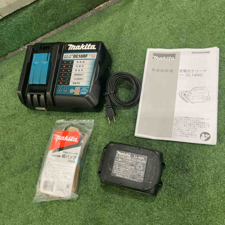 ☆マキタ(makita) コードレスクリーナ CL184DRF 18V 動作確認済【川口店】