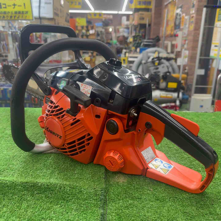 【中古・発送可！プロ向けモデル】　共立 KYORITZ エンジンチェンソー CSVE397 17インチ(42cm)仕様 ソーカバー欠品 【桶川店】