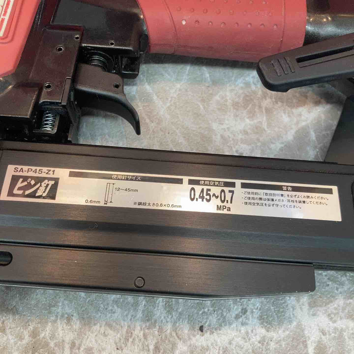 ▼SK11 常圧ピンネイラ エアピン釘打機 SA-P45-Z1【八潮店】