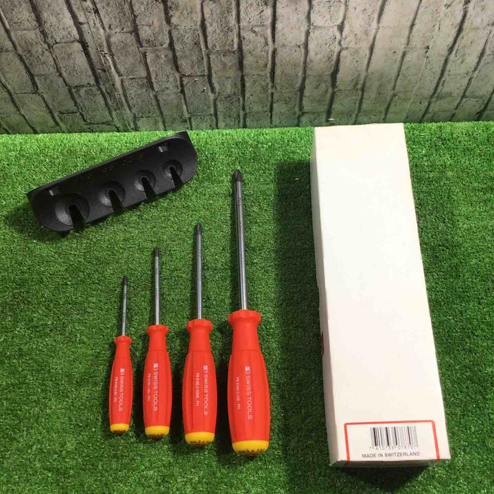 PBスイスツール(PB SWISS TOOLS) プラスドライバー4本セット 8242 【川口店】