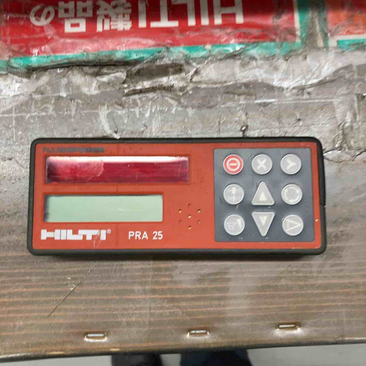 ◇ヒルティ(HILTI) 回転レーザー PR25受光器付き 動作確認済 精度未確認【戸田店】