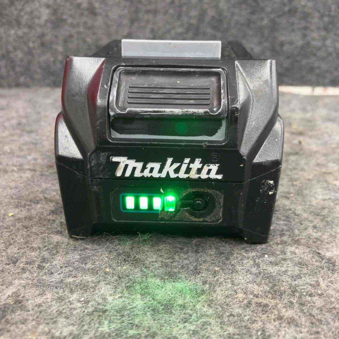 【現状品】★マキタ(makita) リチウムイオンバッテリー 40Vmax/2.5Ah BL4025 充電回数：130回＊パネル破れアリ【鴻巣店】