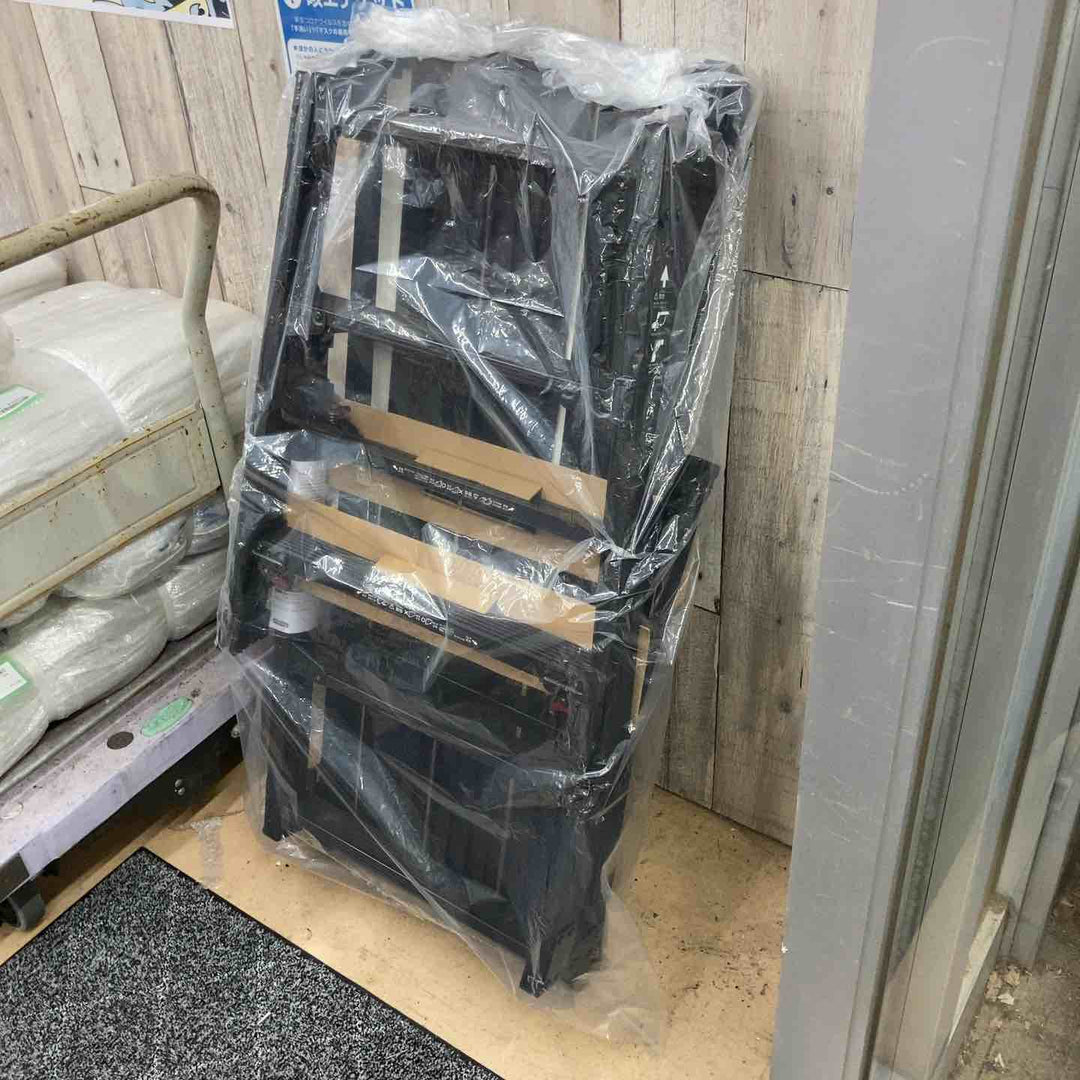 【未使用(店頭展示品)】長谷川工業(Hasegawa) BLACK LABEL 脚部伸縮足場台ブラック DRSWB-1000【東大和店】