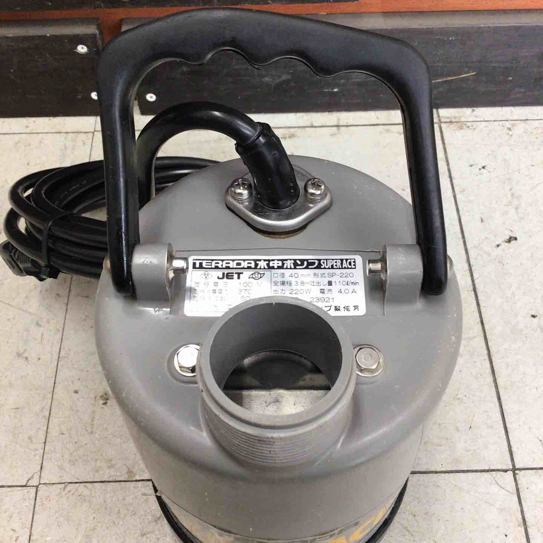 【中古品】 寺田ポンプ 汚水用 水中ポンプ (50Hz専用) SP220(50Hz) 【鴻巣店】