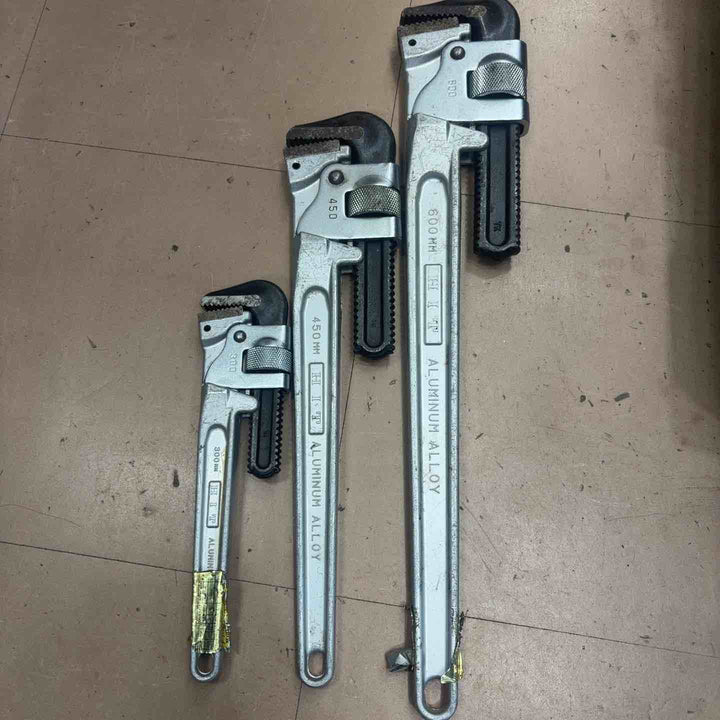 HIT アルミパイプレンチ600ｍｍ 450mm 300mm 3個セット 【草加店】