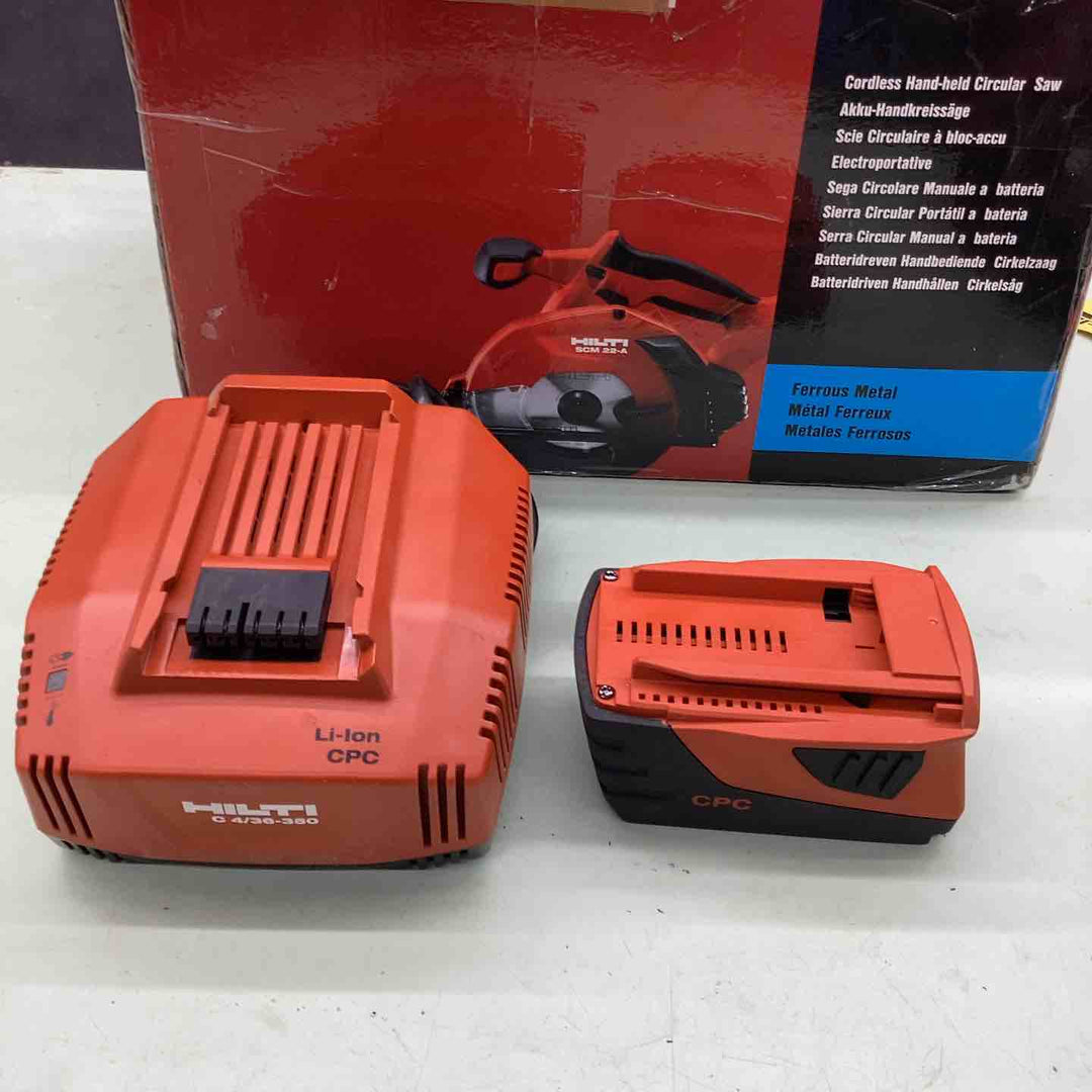 ◇ヒルティ(HILTI) コードレスチップソーカッター SCM22-A サーキュラーソー【越谷店】