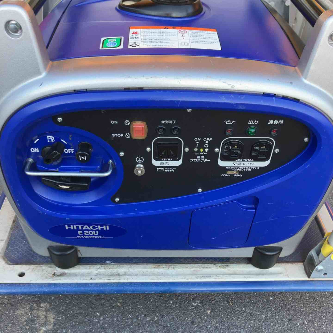 【中古品・店頭受取り限定】 ハイコーキ/HIKOKI インバータ式エンジン発電機・E20U 【桶川店】