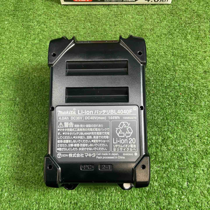 【未使用品】 マキタ(makita) リチウムイオンバッテリー  40Vmax/4.0Ah BL4040F 【藤沢店】