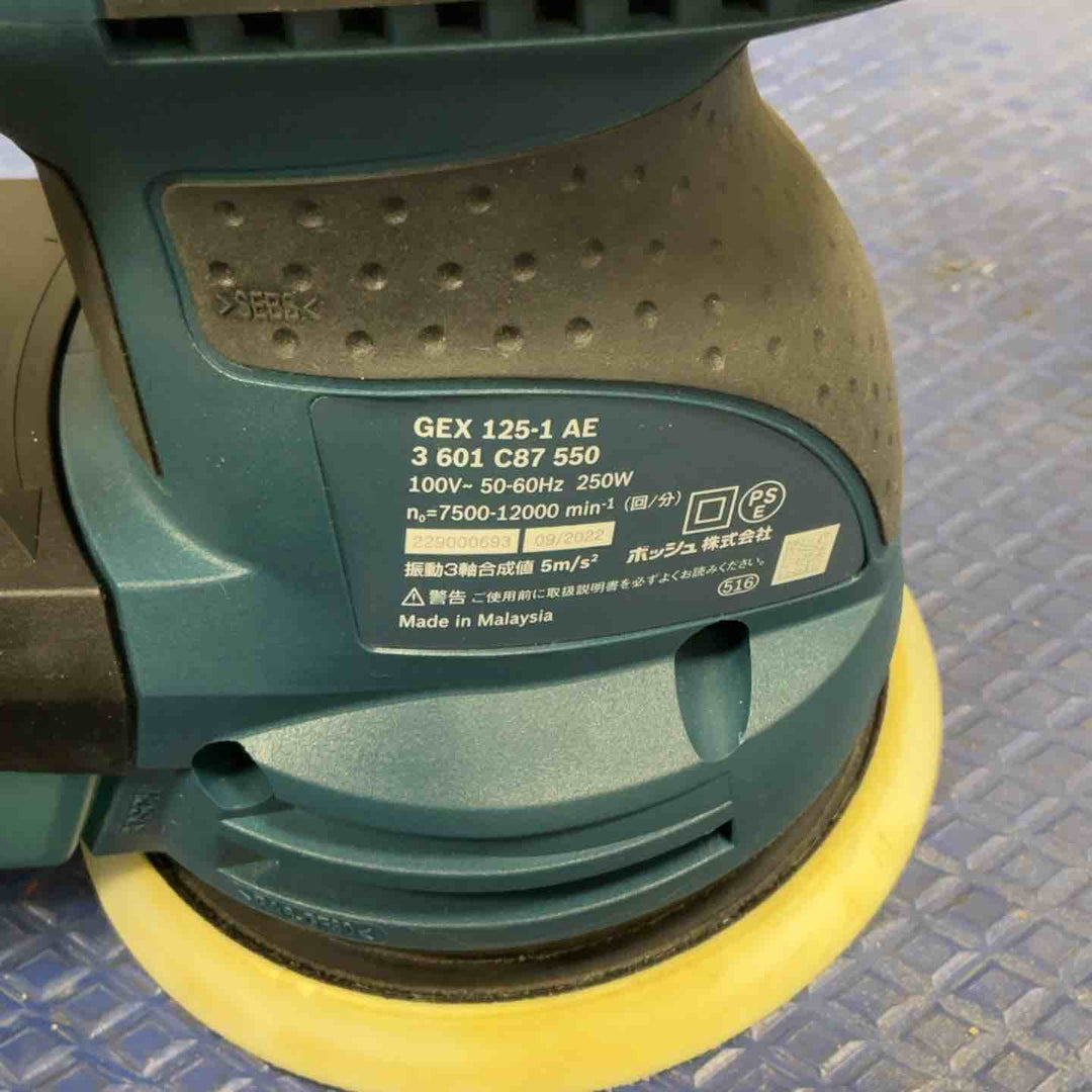◇ボッシュ(BOSCH) 吸じんランダムアクションサンダー GEX125-1AE【草加店】