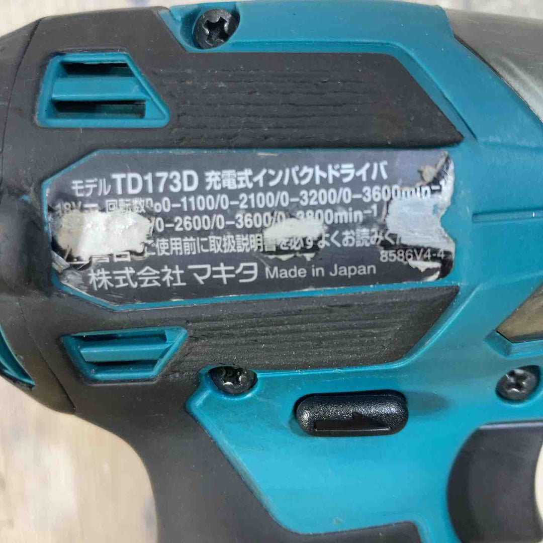 ★マキタ(makita) 18V コードレスインパクトドライバー TD173DZ 本体のみ【戸田店】