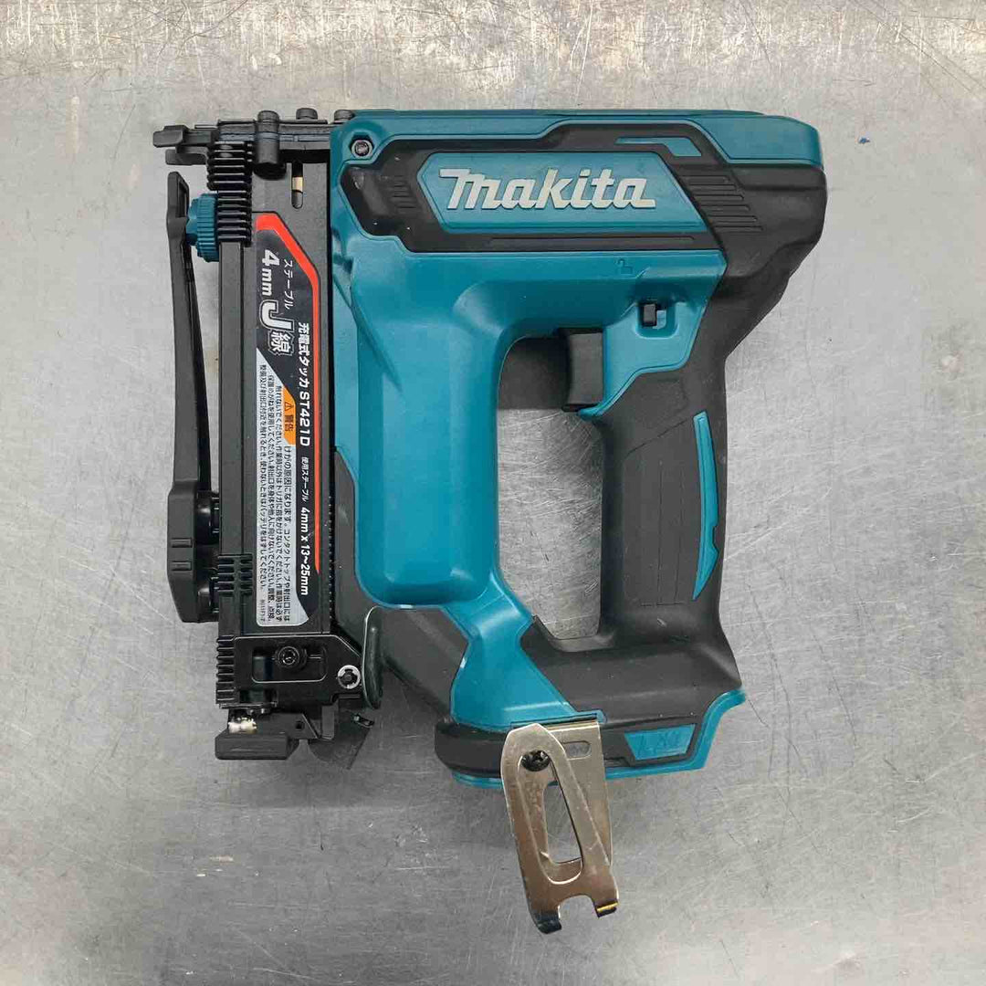 ★マキタ(makita) 18V コードレスタッカー ST421DZK 本体+ケース 4mmJ線【戸田店】
