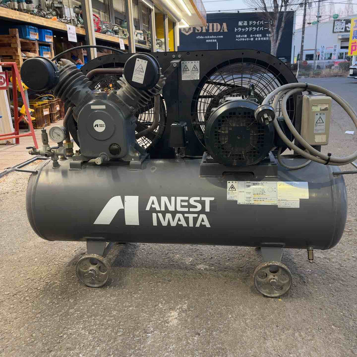 【店頭受取り限定】IWATA アネスト岩田 200V  レシプロコンプレッサー TLP22EF-10　3馬力【所沢店】