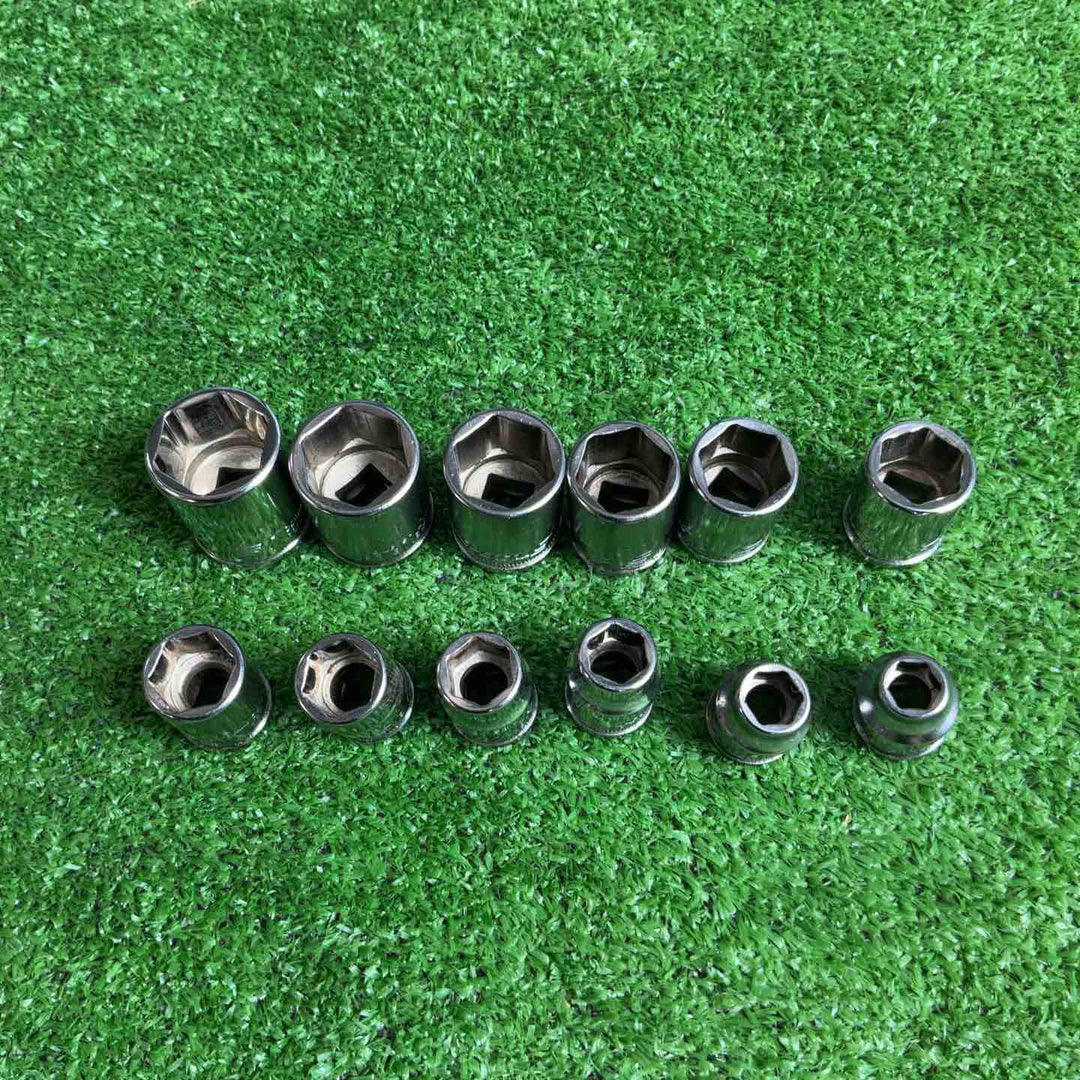Snap-on スナップオン 3/8 ソケットセット 12個 PAKLD085 6角 8～19mm マグネットケース FSM【草加店】