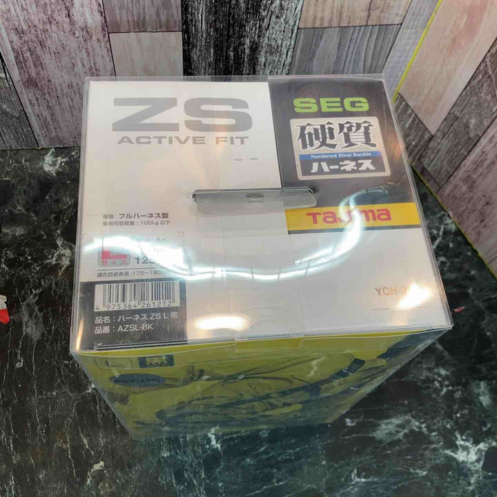 □タジマ(Tajima) ハーネスZS 黒 Lサイズ AZSL-BK【八潮店】