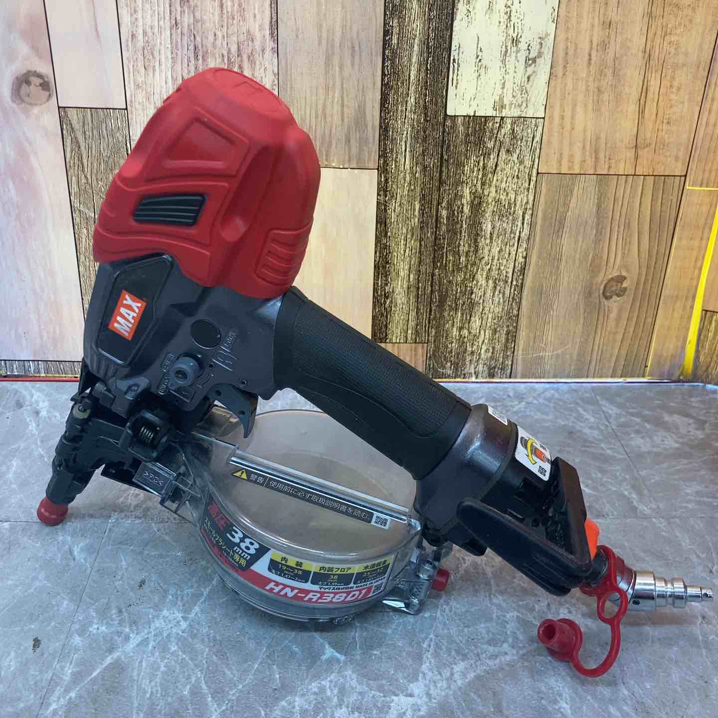 釘打ち機　MAX HN-R38D1 MAX 高圧釘打機::HN-R38D1|ホームメイキング【電動工具・大工道具