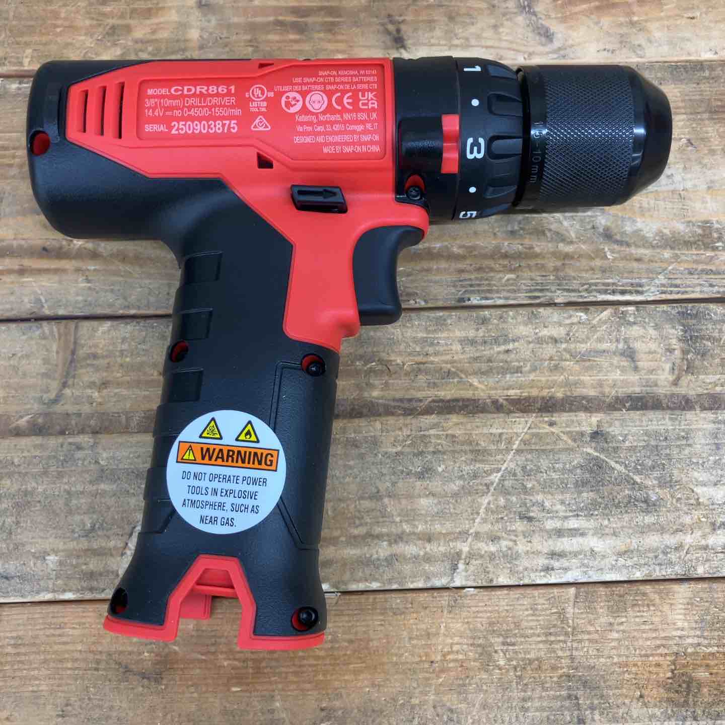 スナップオン(Snap-on) 14.4V 充電式ドリル CDR861DB 【東大和店