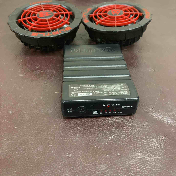 【中古品】 バートル(BURTLE) ファン＋バッテリーセット AC300+AC310 エアークラフト AIRCRAFT 京セラ製 【東大和店】