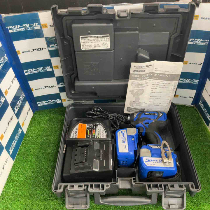 ★ハイコーキ(HIKOKI ※旧:日立工機) コードレスインパクトドライバー WH14DBAL2(2LSCK)(BB)【草加店】