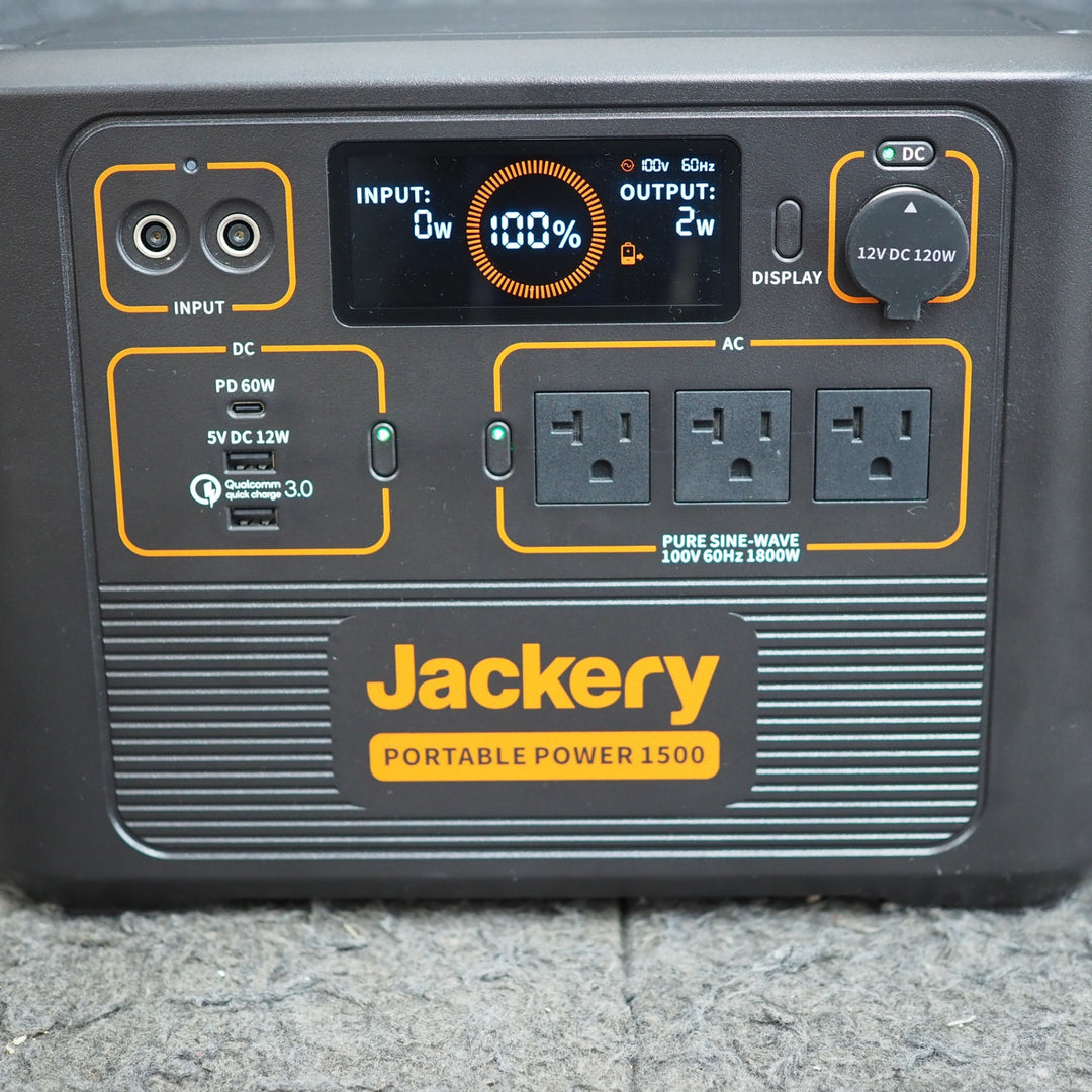 【中古美品】Jackery/ジャクリ ポータブル電源1500 PTB152・SolarSaga100 JS-100Cセット【鴻巣店】