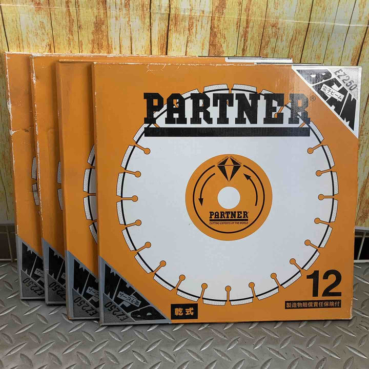 ▼PARTNER パートナー ダイヤモンドブレード EZ250 乾式12インチ×30.5穴 エンジンカッター用 替刃 ハスクバーナ【4枚セット】【川崎店】