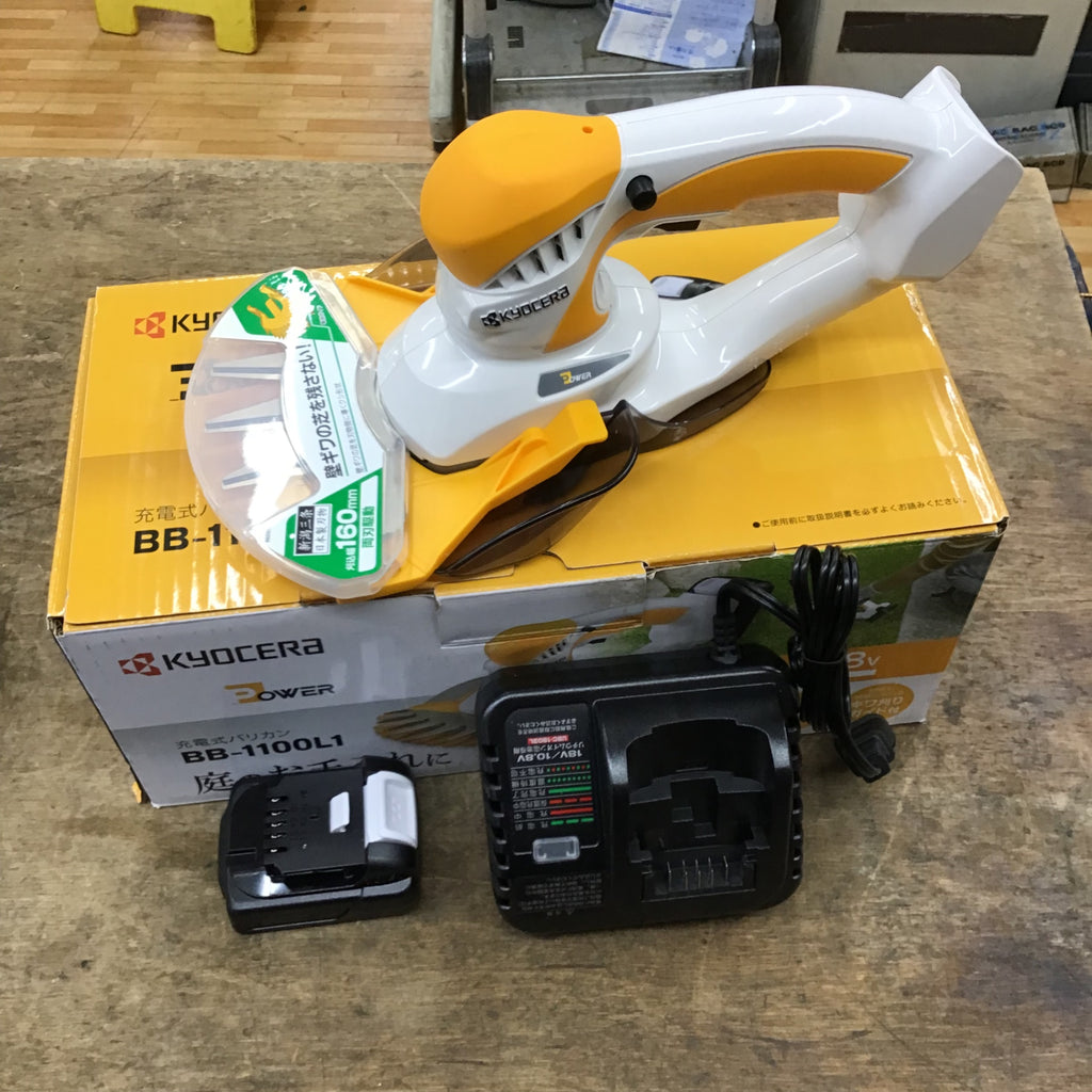 未使用品】京セラ/KYOCERA 充電式バリカン BB-1100L1 バッテリー充電器