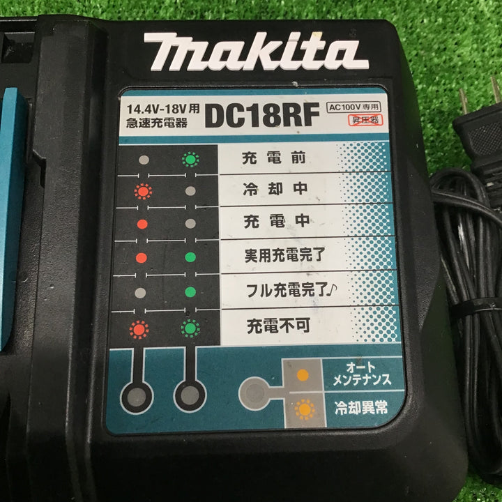 【現状品】 マキタ/makita 急速充電器 DC18RF 【鴻巣店】