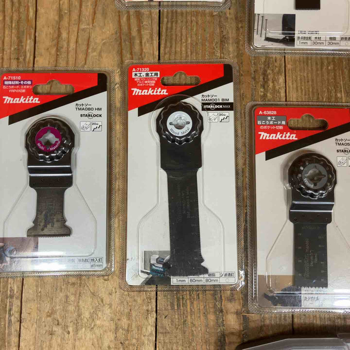 【未使用品】マキタ(makita) マルチツール替刃 木工用 金属用 特殊材料 まとめ売り 計30枚【所沢店】