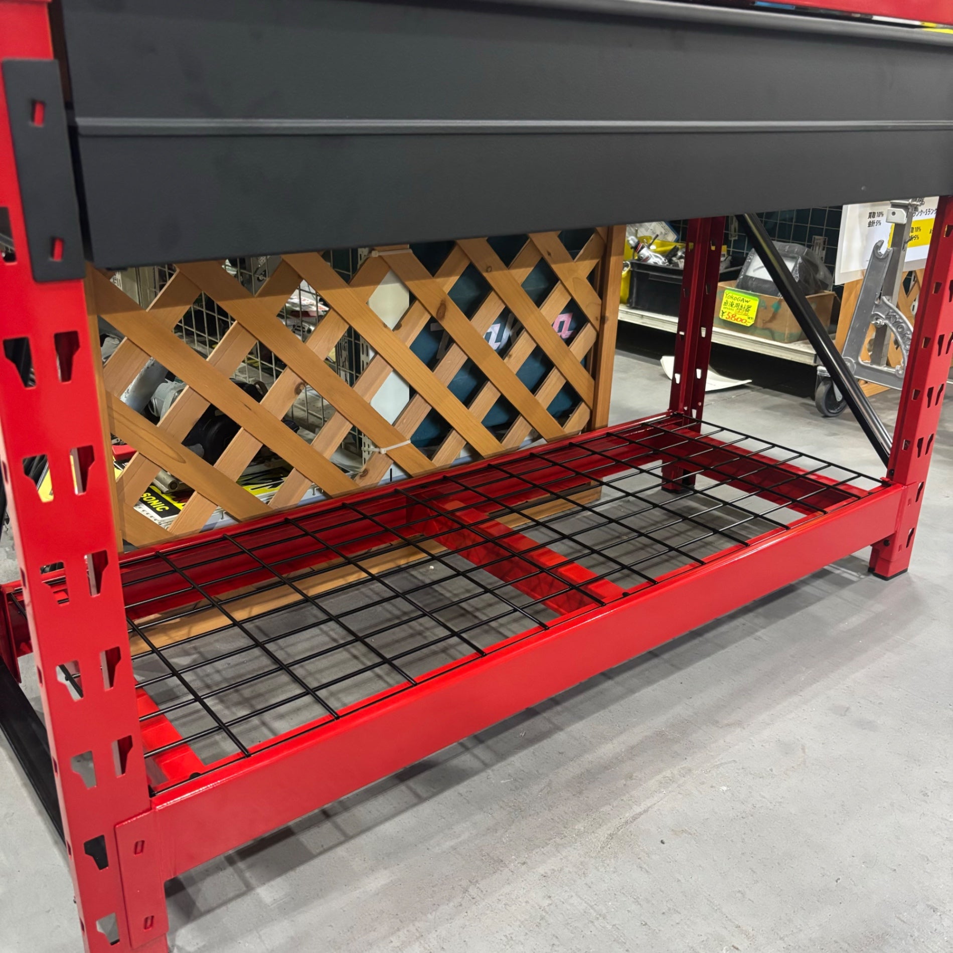 店頭受取り限定】マックツール(MACTOOLS)ペグボード付きワークベンチ