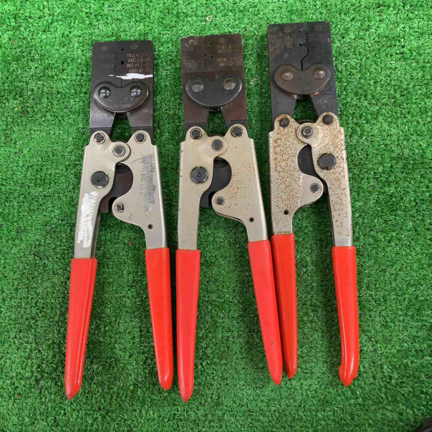 【現状品】▼モレックス/MOLEX 手動圧着工具3点セット【川崎店】 現状品】▽モレックス/MOLEX 手動圧着工具3点セット【川崎店