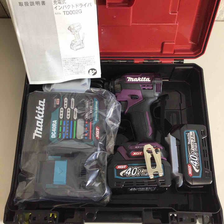 ★マキタ(makita) コードレスインパクトドライバー TD002GDXAP パープル【戸田店】
