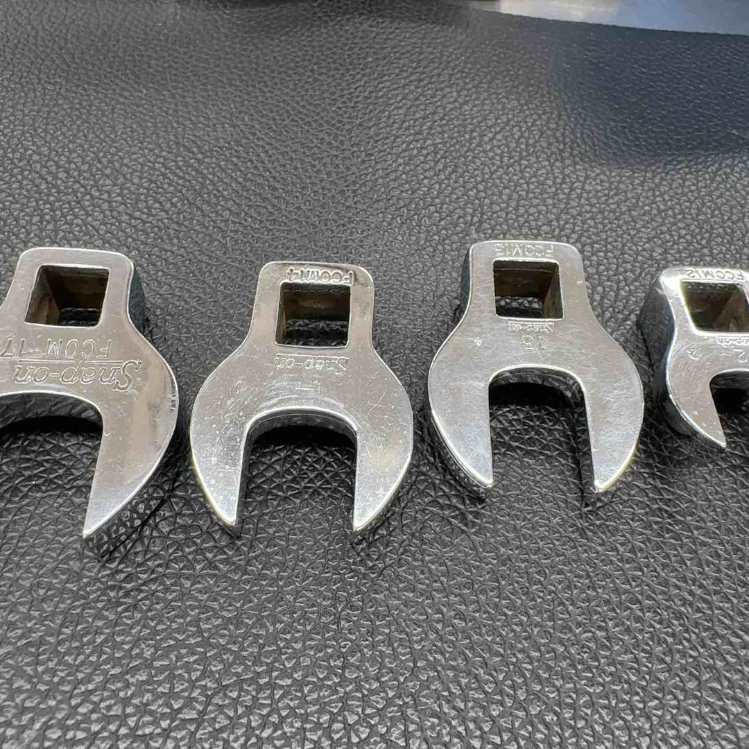 Snap-on スナップオン 3/8クロウフットレンチオープンエンドレンチ FCOM ６個組【八潮店】