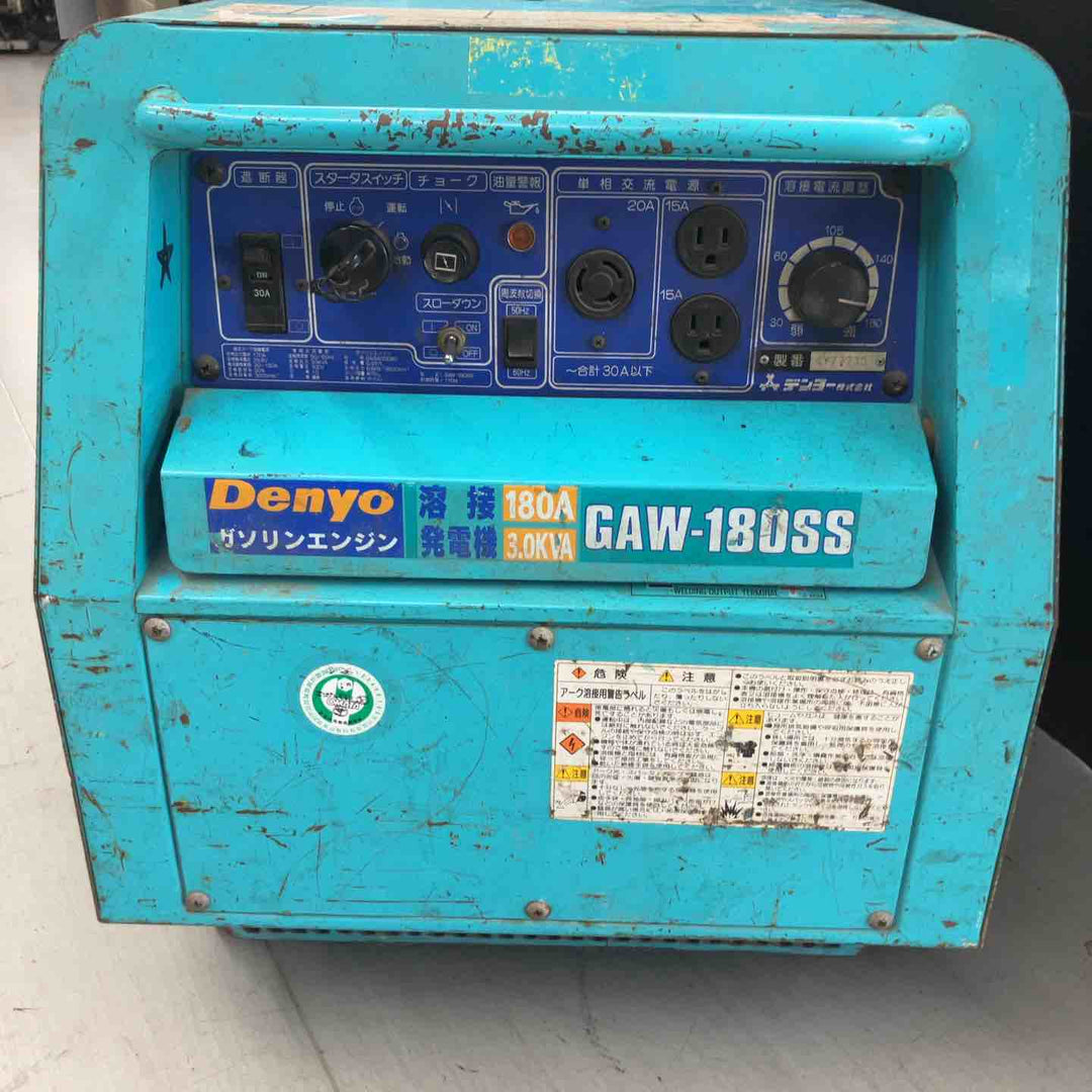 【店頭受取り限定】◇デンヨー(Denyo) エンジンウェルダー GAW-180SS バッテリー新品【戸田店】