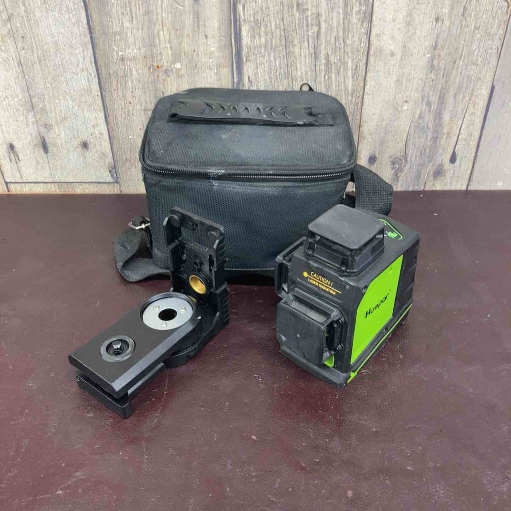 【慎様】専用・青/緑、各360ｇ≪リクエスト特割特価≫ 中古品】 Huepar 3x360° レーザー墨出し器 グリーン 緑色 レーザー