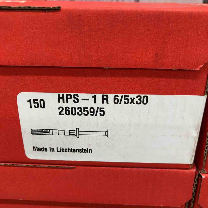 ヒルティ HILTI プラスチック系打込み式アンカー HPS-1R 6/5×30 150本入り×4箱セット【八潮店】