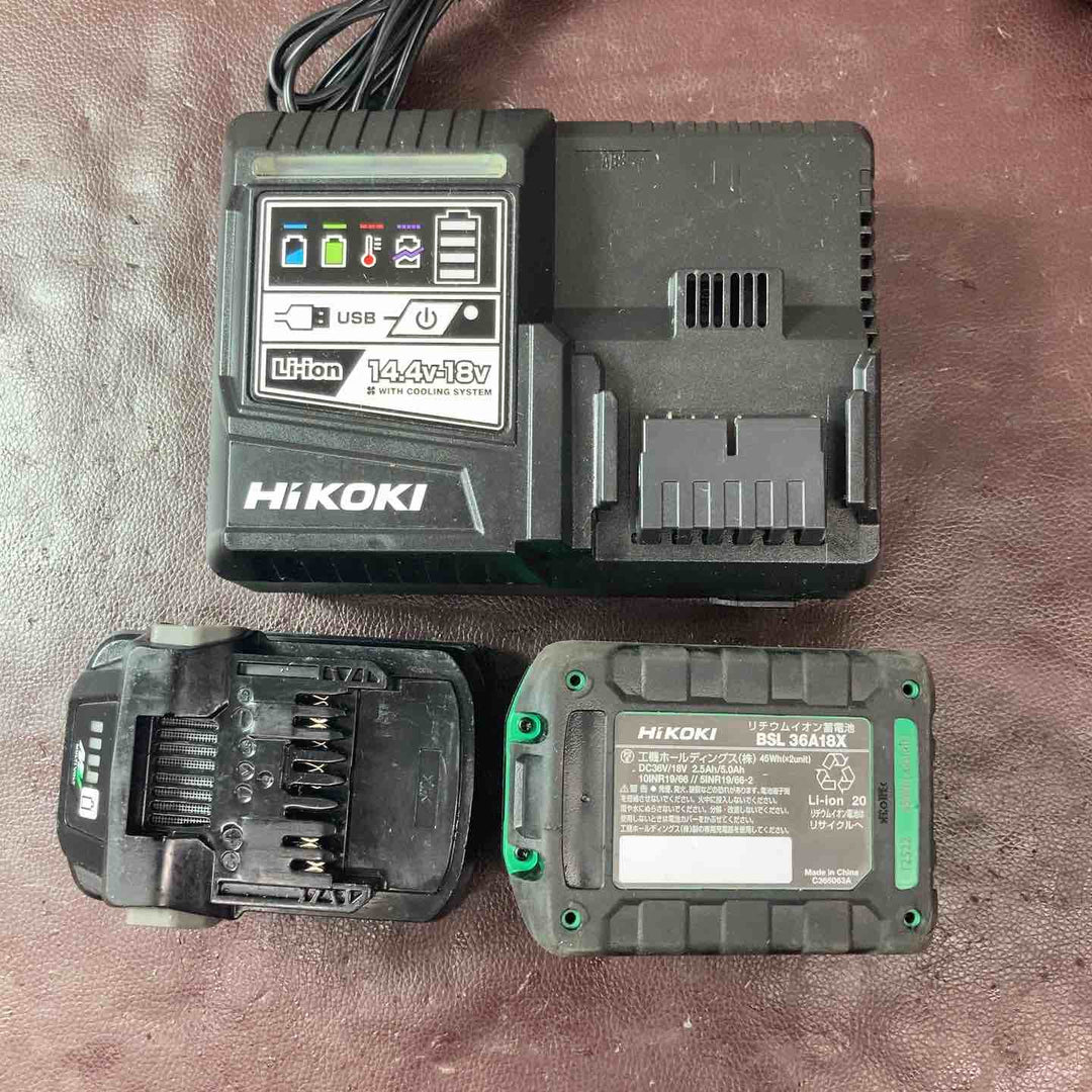 【中古品】 ハイコーキ(HIKOKI ※旧:日立工機) コードレスインパクトドライバ スコーピオンレッド WH36DD(2XHRSZ) 【東大和店】