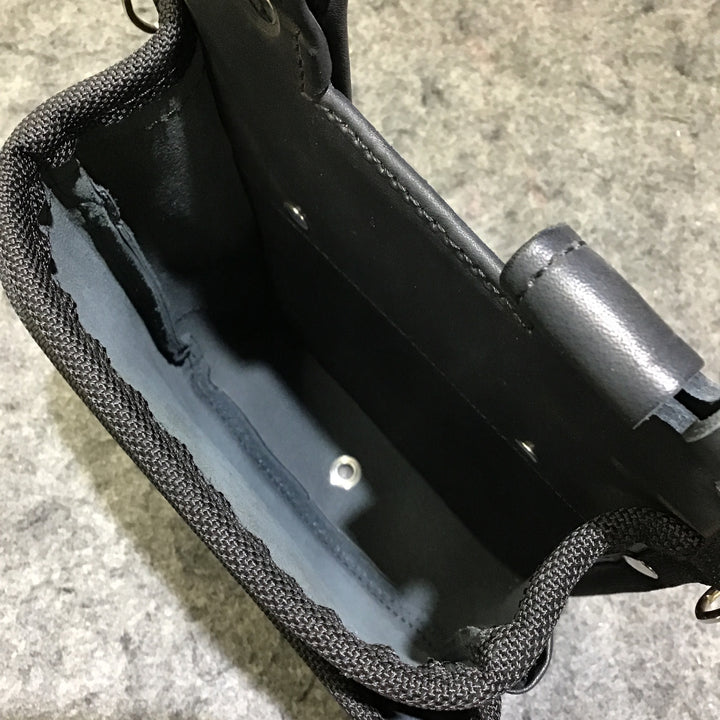 【美品】KNICKS(ニックス) ヌメ革2段建築用腰袋 KBS-201BA【桶川店】