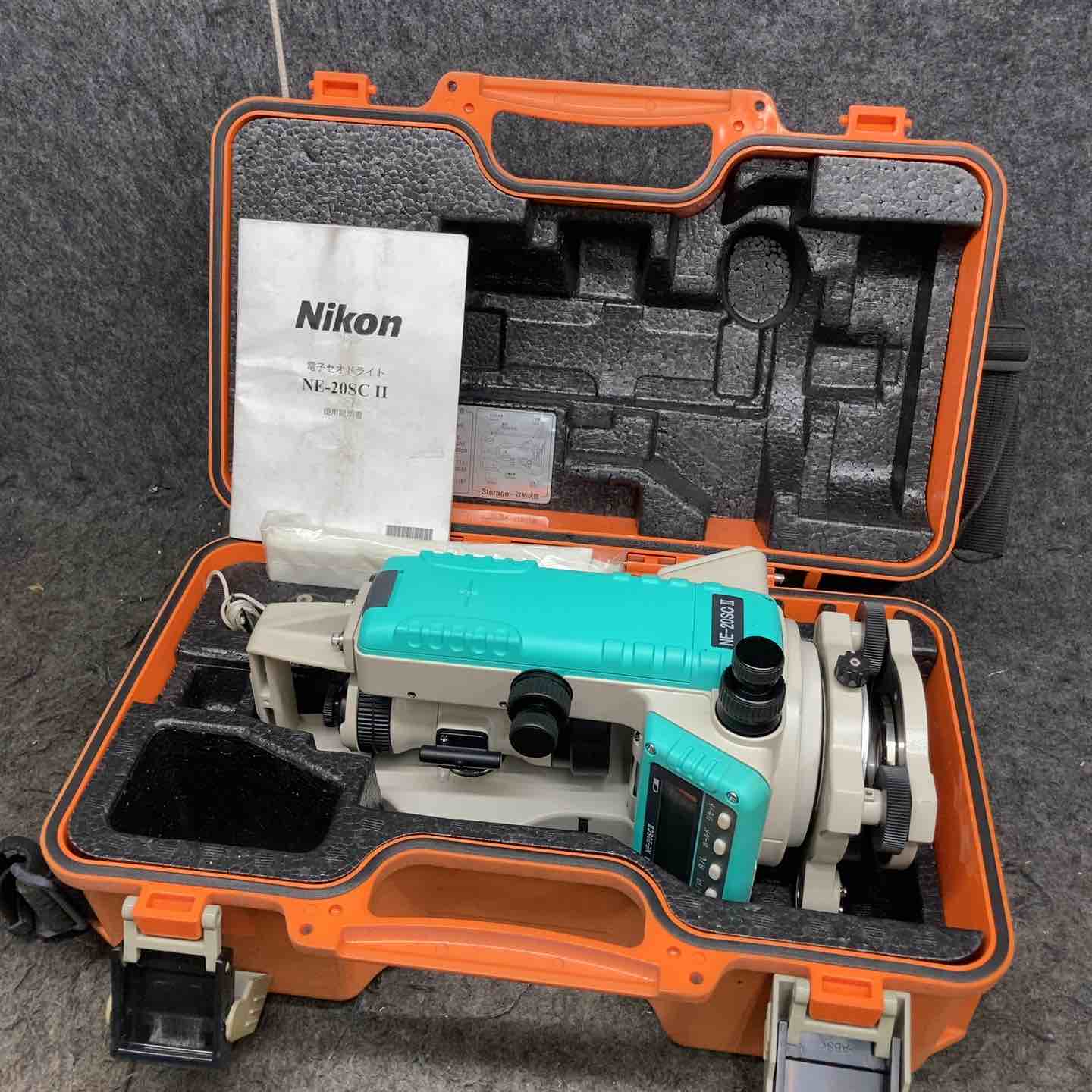 【現状品】◇ニコン・トリンブル(Nikon) 電子セオドライト NE-20SC2 NE-20SCⅡ【鴻巣店】 現状品】◇ニコン・トリンブル(Nikon) 電子セオドライト NE-20SC2 NE