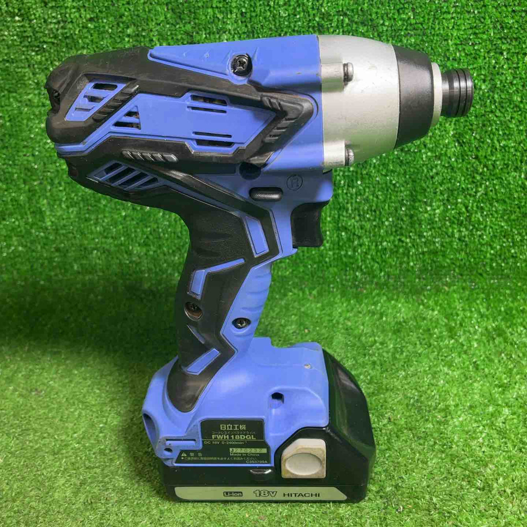 ◇HiKOKI(ハイコーキ)旧日立工機 コードレスインパクトドライバFWH18DGL(2LEGK)【藤沢店】