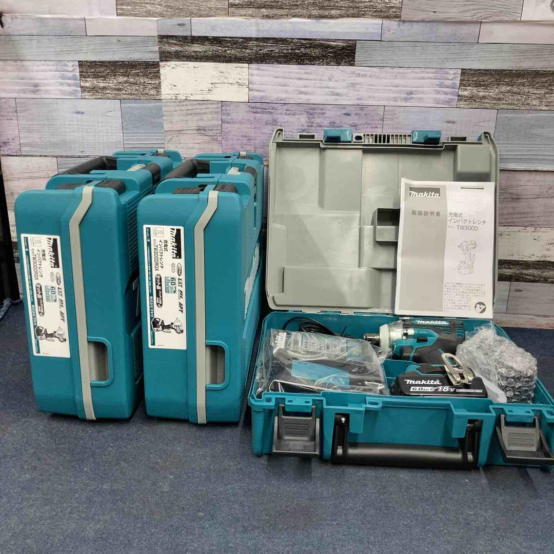 マキタ(makita) 18V コードレスインパクトレンチ TW300DRGX 3台セット【八潮店】