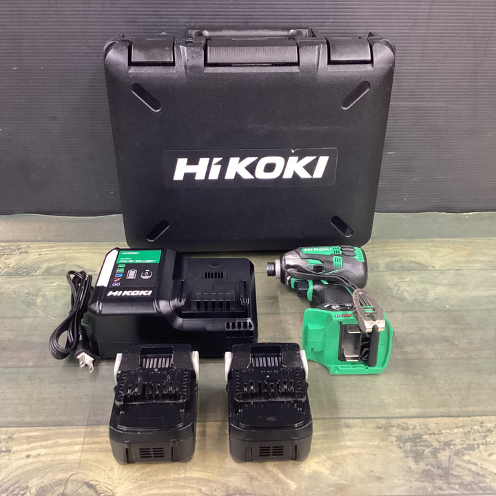 〇 HiKOKI 充電式インパクトドライバー WH18DDL2(LXPK)(L) 【東大和店】