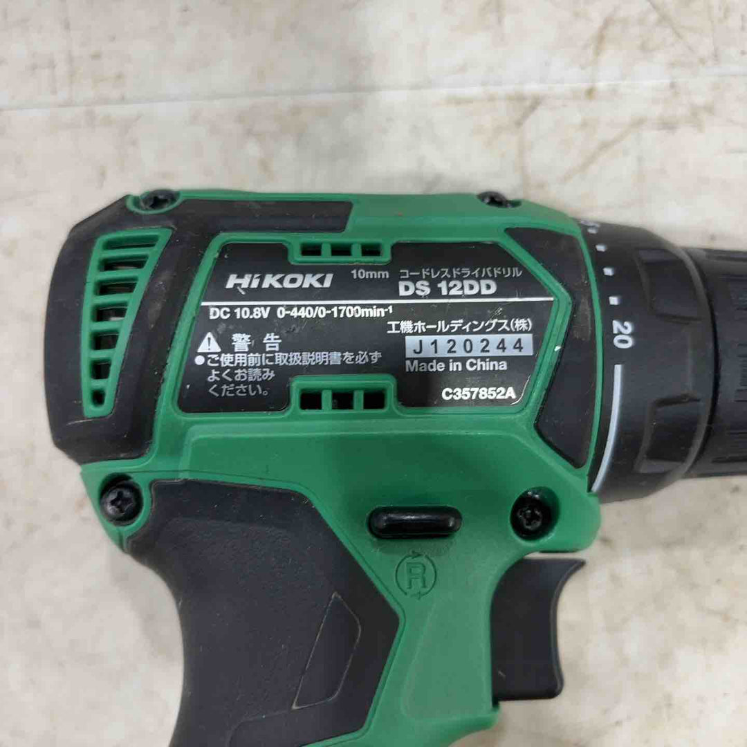 ★ハイコーキ(HIKOKI ※旧:日立工機) 10.8V コードレスドリルドライバー DS12DD(2LS)【川口店】