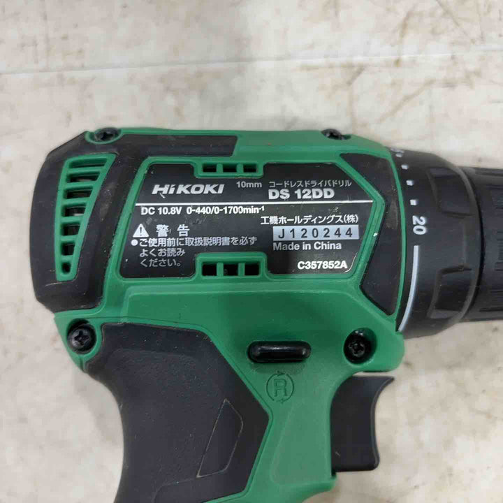 ★ハイコーキ(HIKOKI ※旧:日立工機) 10.8V コードレスドリルドライバー DS12DD(2LS)【川口店】
