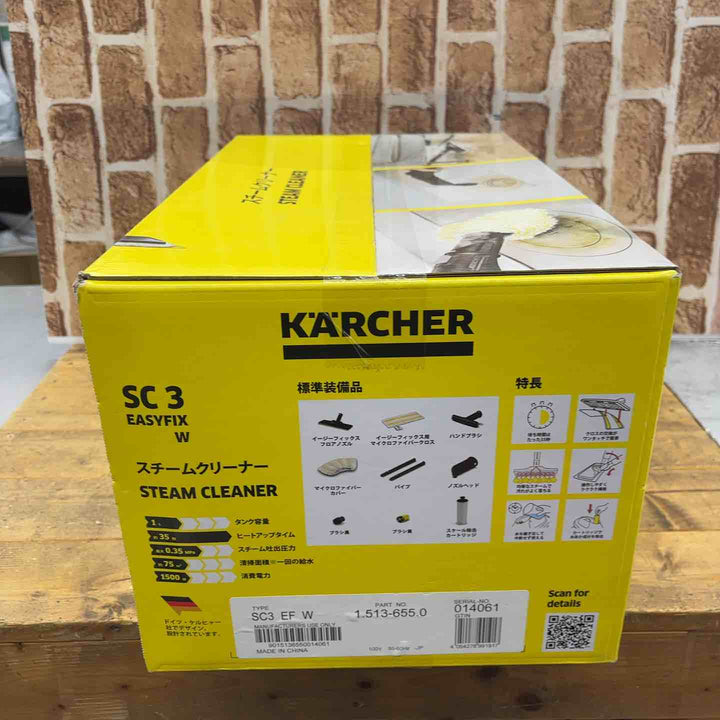 【未使用】ケルヒャー(KARCHER) スチームクリーナー SC3 EasyFix 1.513-117.0【所沢店】