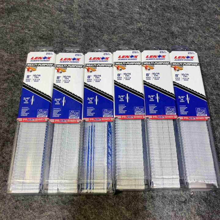 【6箱セット】 レノックス(LENOX) 200mm セーバーソーブレード 25枚入 【桶川店】