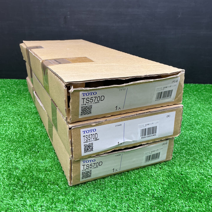 【開封済み】TOTO大便器用セット器具(32mm用)TS570D 3個セット【電材館越谷店】