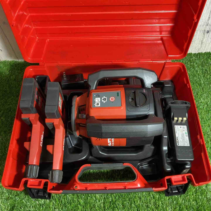 ◇ヒルティ(HILTI) 回転レーザー PR30-HVS 簡易動作確認済み・未校正 受光器2個付属【戸田店】