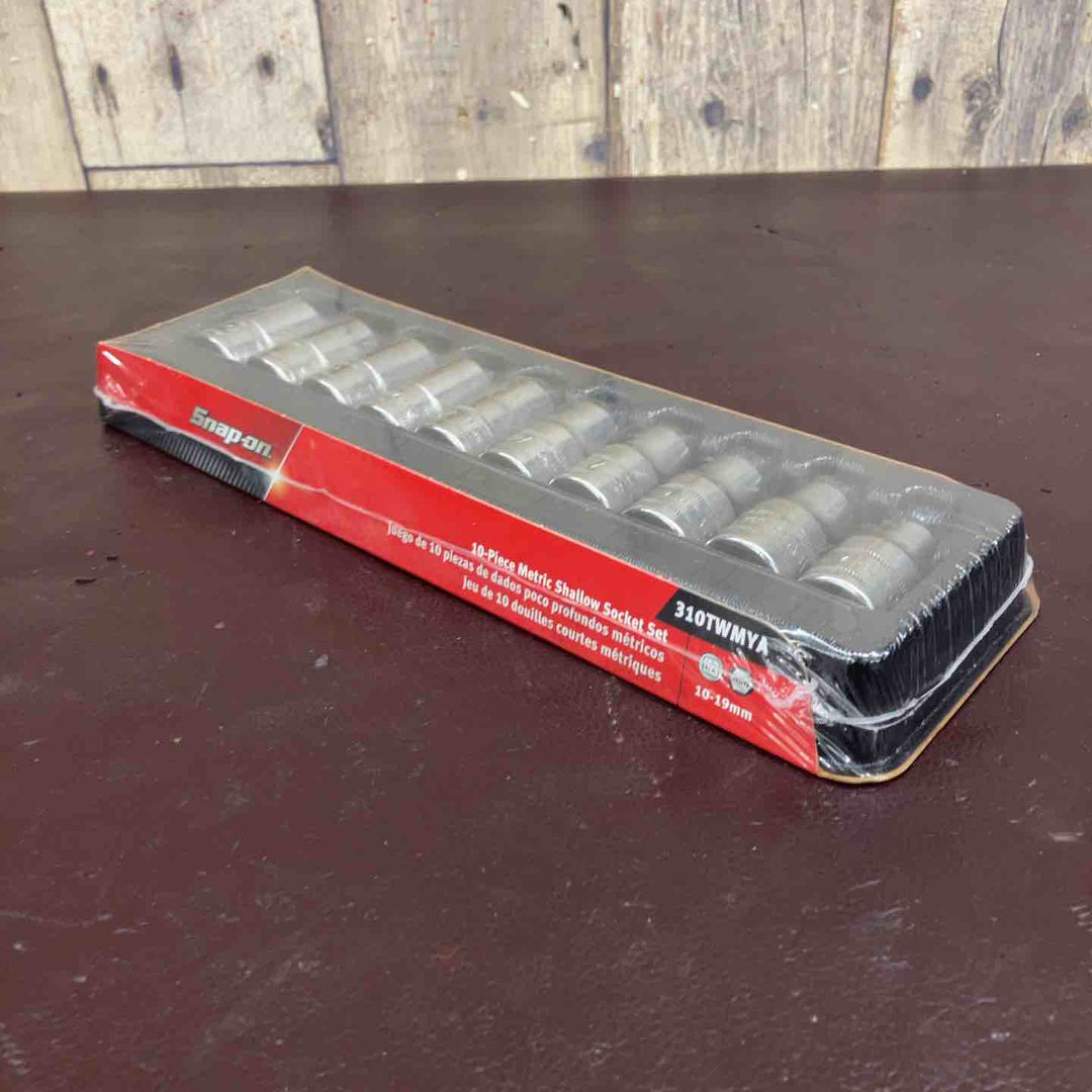 【未使用(店頭展示品)】 スナップオン (Snap-on) 1/2" ソケットセット ショート 6ポイント ミリサイズ 310TWMYA 【東大和店】